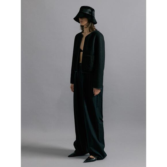 Anthropologie Molliolli Black Cropped Jacket - Picture 2 of 7